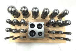 Precision Quality Steel Dapping Block Doming Die Punch Set of 24 Pcs Jewelry Making,Shaping Machine Tools
