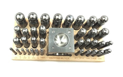 Precision Steel Dapping Block Doming Die Punch Jumbo Set of 37 Pcs- Jewelry Making,Shaping