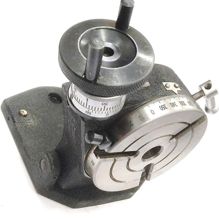 Horizontal Vertical 4" Inch II 100 mm - MT2 Center Bore Tilting Rotary Milling Tables