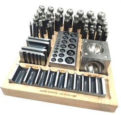 Precision Steel Dapping Block Doming Die Punch Jumbo Set of 44 Pcs- Jewelry Making,Shaping