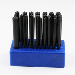 Buyohlic 28 Piece Transfer Punch Set, 3/32" - 1/2", Heat Treated Alloy Steel Forging