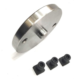 Tool Steel's 65 mm Back Plate for mounting 50 mm Chucks on watchmaker, 2.75" Inch Rotary Tables