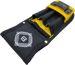 Small Tool Pouch / Bag Utility Tool Organizer with Tape Measure Holder, Electrician Tool Pouch for Belt