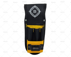 Small Tool Pouch / Bag Utility Tool Organizer with Tape Measure Holder, Electrician Tool Pouch for Belt