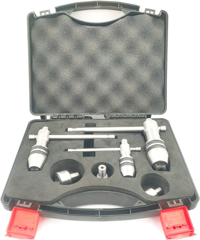 Precision Guiding Tap 3 Pcs Set Wrenches with Freely Spinnable Cap -Design with Accurate Runout Control with Plastic Box