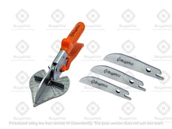 Buyohlic Multi Angle Miter Shears for Angular Cutting of Moulding and Trim, Adjustable at 45 To 135 Degree Angle Cutting Tool Including 3 Spare Blades