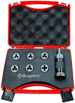 Lathe Tailstock Die Holder with 3/8 inch straight shank