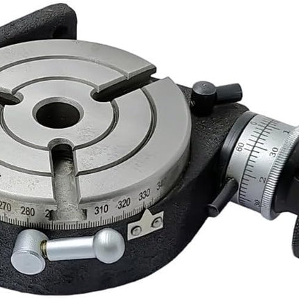 Horizontal Vertical 4" Inch II 100 mm - MT2 Center Bore Regular Rotary Milling Tables
