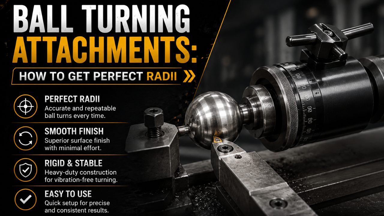 Ball Turning Attachments: How to Get Perfect Radii on a Manual Lathe