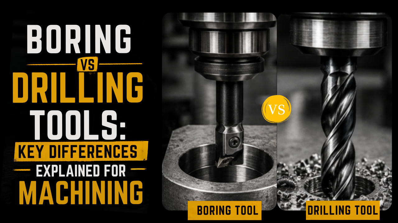 Boring vs Drilling Tools: Key Differences Explained for Machining