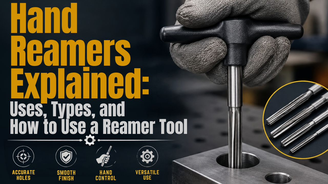 Hand Reamers Explained: Types, Uses & How to Use a Reamer Tool