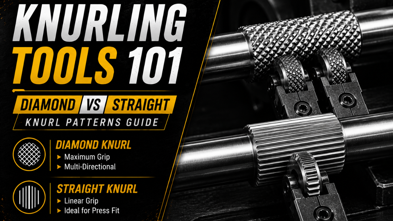 Knurling Tools 101: Diamond vs Straight Knurl Patterns Guide