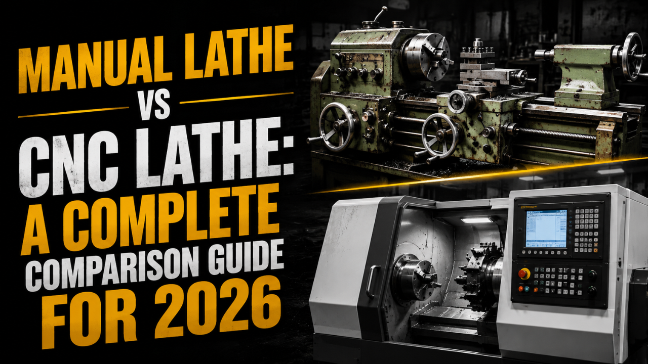 Manual Lathe vs CNC Lathe: A Complete Comparison Guide for 2026