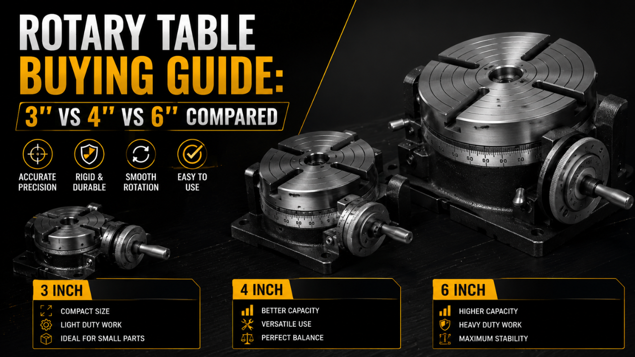 Rotary Table Buying Guide: 3" vs. 4" vs. 6" Compared