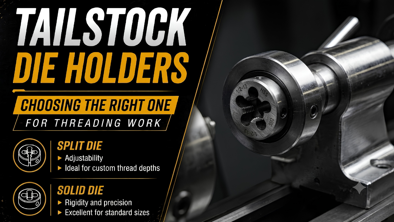 Tailstock Die Holders: Choosing the Right One for Threading Work