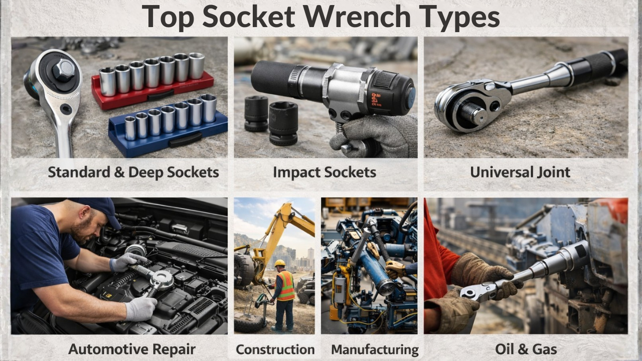 Top Socket Wrench Types &amp; Their Industrial Applications Explained