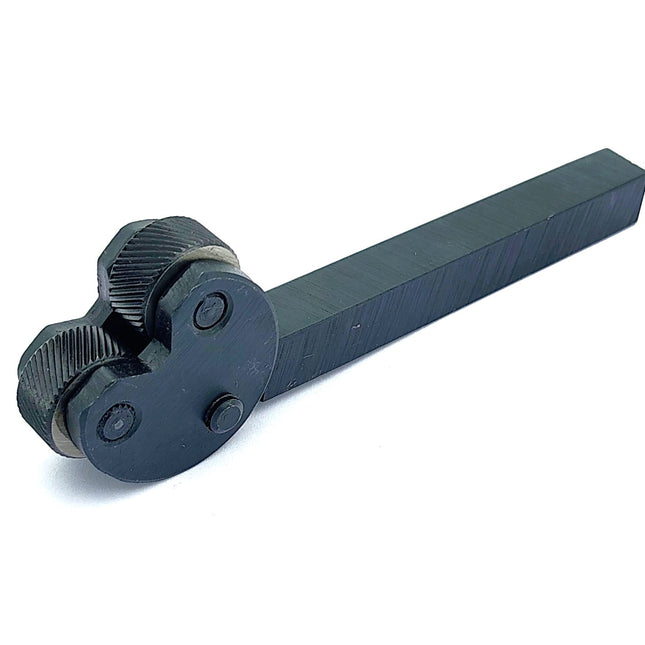 Pivot Head Knurling Tool Medium Diamond Metric Pitches Pattern 1/2" Sq. Shank