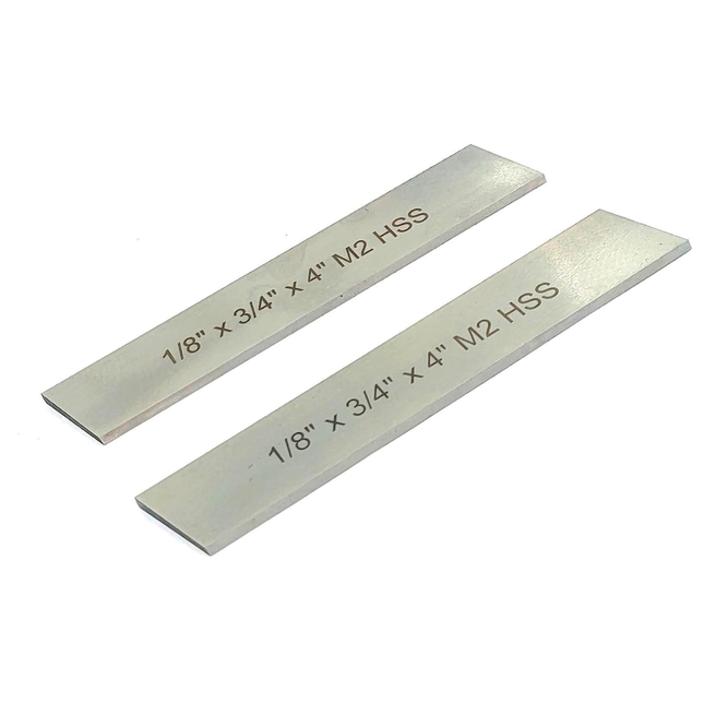 HSS cut off blade close-up machining view