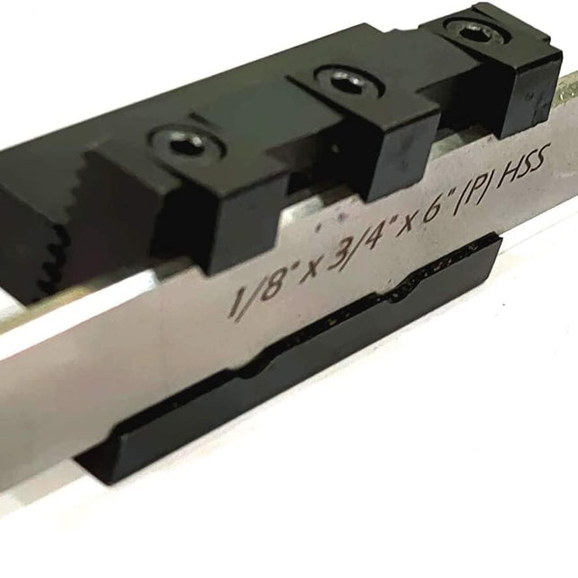 Adjustable T-Parting Cut off Holder with Blade for Lathe Machine Tools