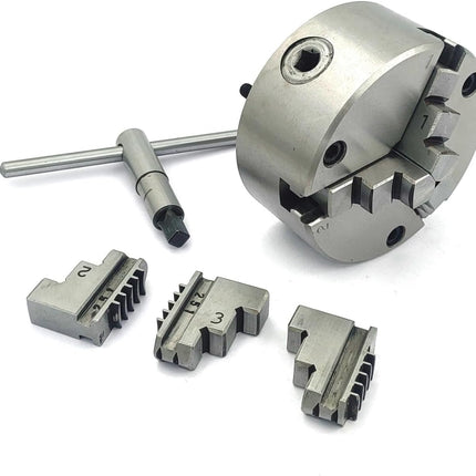 Heavy Duty Chucks With Back Plate for HV4 I 5 I 6 Rotary Tables and Lathe Machines