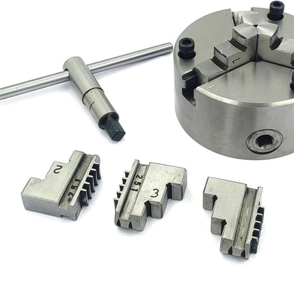 Heavy Duty Chucks With Back Plate for HV4 I 5 I 6 Rotary Tables and Lathe Machines