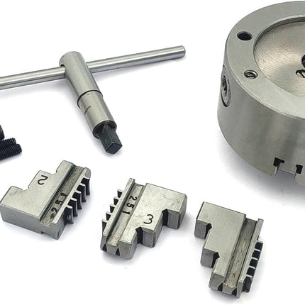 Heavy Duty Chucks With Back Plate for HV4 I 5 I 6 Rotary Tables and Lathe Machines