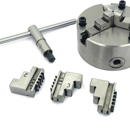 Heavy Duty Chucks With Back Plate for HV4 I 5 I 6 Rotary Tables and Lathe Machines