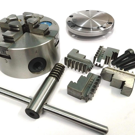 Heavy Duty Chucks With Back Plate for HV4 I 5 I 6 Rotary Tables and Lathe Machines