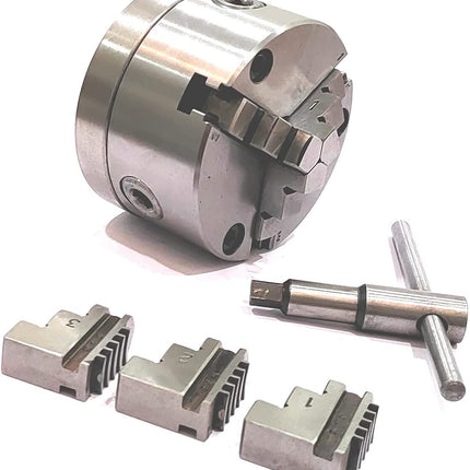 Heavy Duty Chucks With Back Plate for HV4 I 5 I 6 Rotary Tables and Lathe Machines