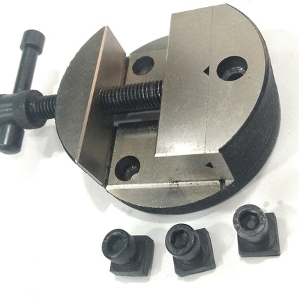 3" (80 mm) Milling Indexing HV Rotary Table with Round Vice- Metal Working
