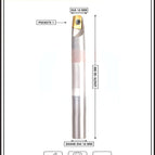 Dia 10 mm~Len 100 mm~10 mm Shank~1T