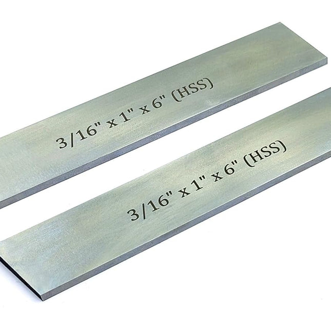 HSS Blades 3/16" x 1" (Wide) x 6" (Long) for Lathe Parting Cut Off & Tool Holders