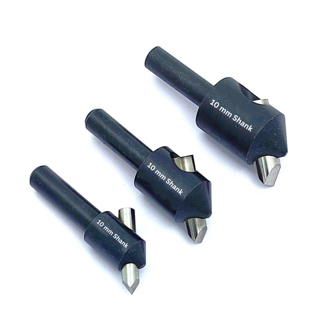 Round Small Fly cutting tool set of 3 Pcs (10 mm Shank) with HSS Cutting Tool Bit (Head Diameter : 9/16" , 3/4" & 7/8" Inches)