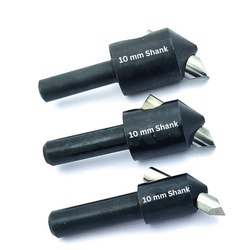 Round Small Fly cutting tool set of 3 Pcs (10 mm Shank) with HSS Cutting Tool Bit (Head Diameter : 9/16" , 3/4" & 7/8" Inches)