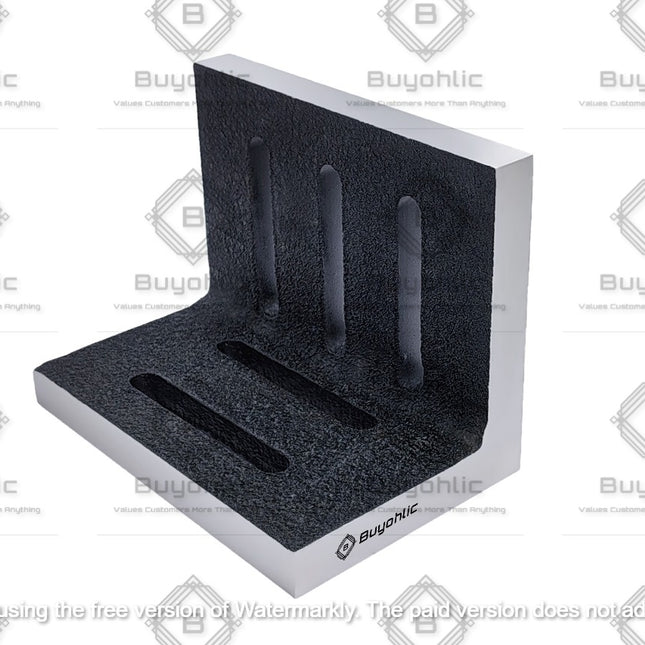 Precision Caste Iron Slotted Angle Plate-Stress Relieved