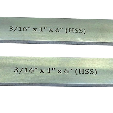 HSS Blades 3/16" x 1" (Wide) x 6" (Long) for Lathe Parting Cut Off & Tool Holders