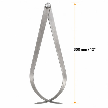 12-Inch Firm Joint Outside Caliper – Friction Joint Measuring Tool