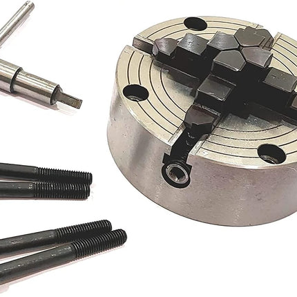 Heavy Duty Chucks With Back Plate for HV4 I 5 I 6 Rotary Tables and Lathe Machines