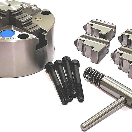 Heavy Duty Chucks With Back Plate for HV4 I 5 I 6 Rotary Tables and Lathe Machines