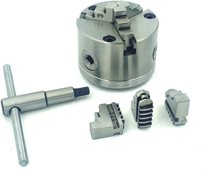 80 mm Chucks for 3" I 80 mm & 4" Inch I 100 mm Rotary Tables & Small Bench Top Lathe Machines