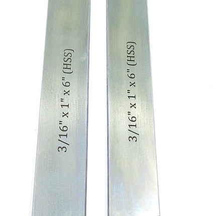 HSS Blades 3/16" x 1" (Wide) x 6" (Long) for Lathe Parting Cut Off & Tool Holders