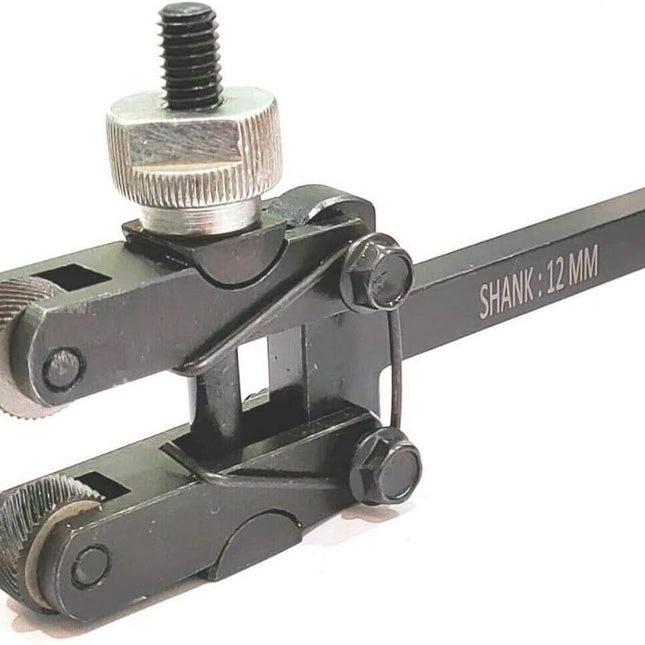 Clamp Type Knurling Tool With Knob 3 to 20 mm Capacity- 3/8'' X 3/8'' X 5-3/8'' Inch