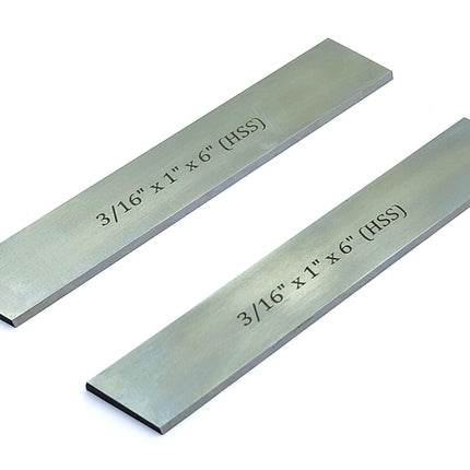 HSS Blades 3/16" x 1" (Wide) x 6" (Long) for Lathe Parting Cut Off & Tool Holders