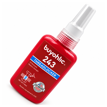 Thread Locker Red 271 -50ml Removable Thread Lock Glue for Nuts, Bolts, & Fasteners, High Strength Low Viscosity Screw Glue to Prevent Loosening & Corrosion