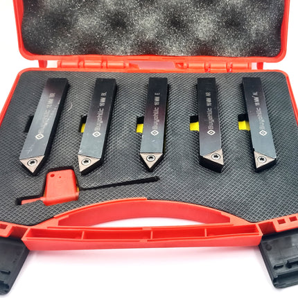 Lathe Epoxy Finish Indexable Turning Tool Holder with Carbide Inserts