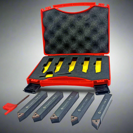 Lathe Epoxy Finish Indexable Turning Tool Holder with Carbide Inserts