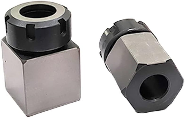 Precision ID ground blue matched ER-32 collet chuck block adapter for CNC Lathe