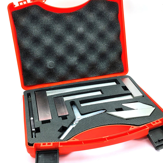 New Starter Engineer Kit (Try Squares, Center Squares, Carbide Scriber Pen, & Y Center Finder) Supplied With Plastic Case