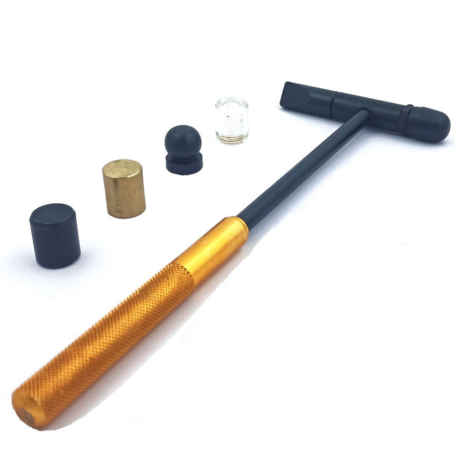 Hobby Hammer With Steel Head & a Steel Handle With Knurled Body Aluminum Grip