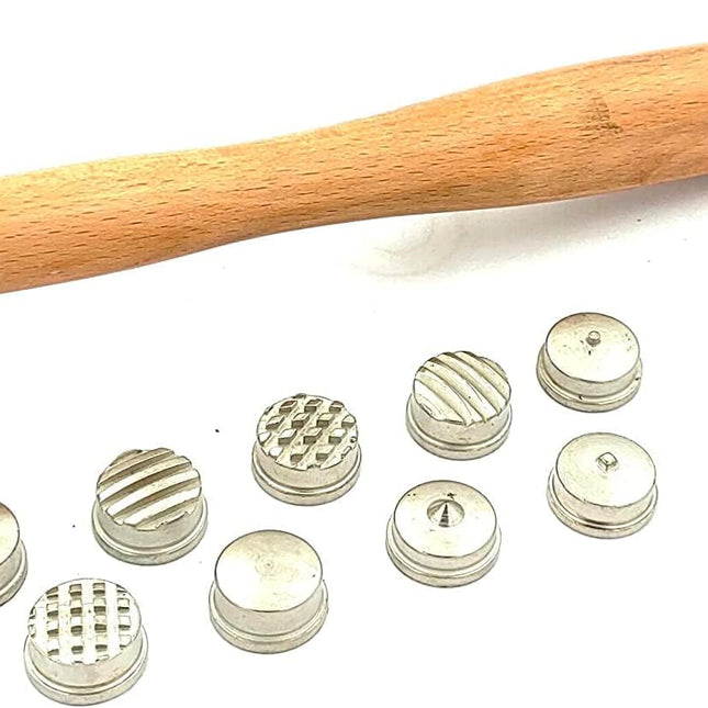 Multi Face Interchangeable Texture Texturing Hammer for Fashion Jewelry Tools